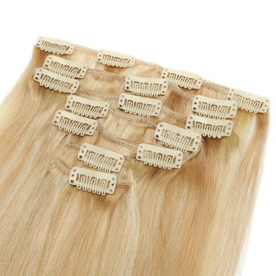 Clip extensions van prachtig hair die je kunt krullen en